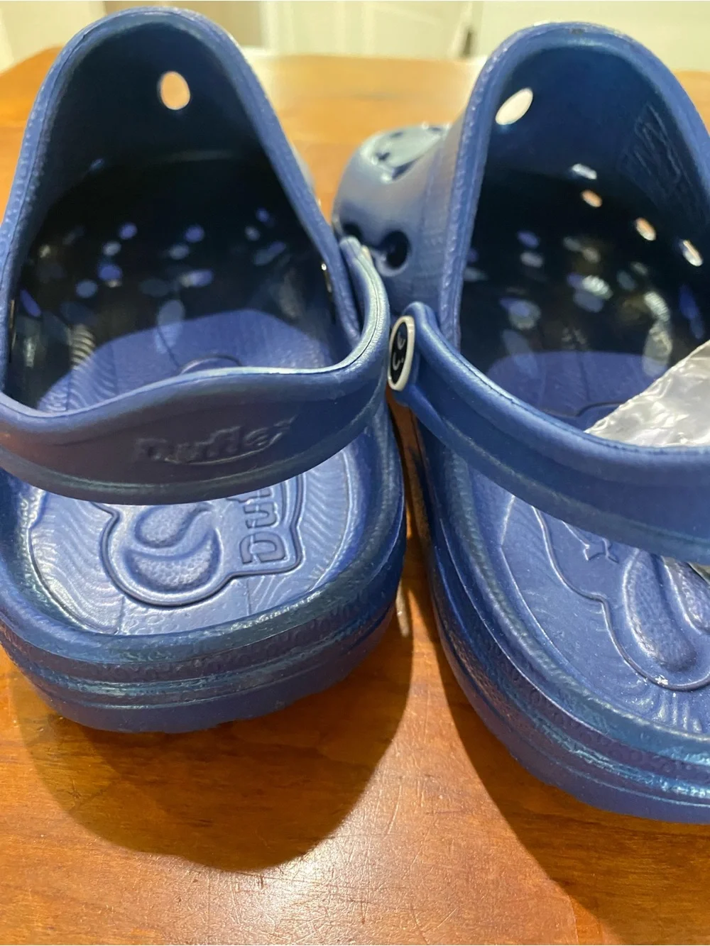 Men's Navy Blue Slip-On Foam Clogs